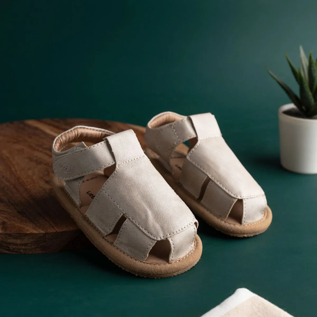 Archie Soft Sole Sandals - Grey
