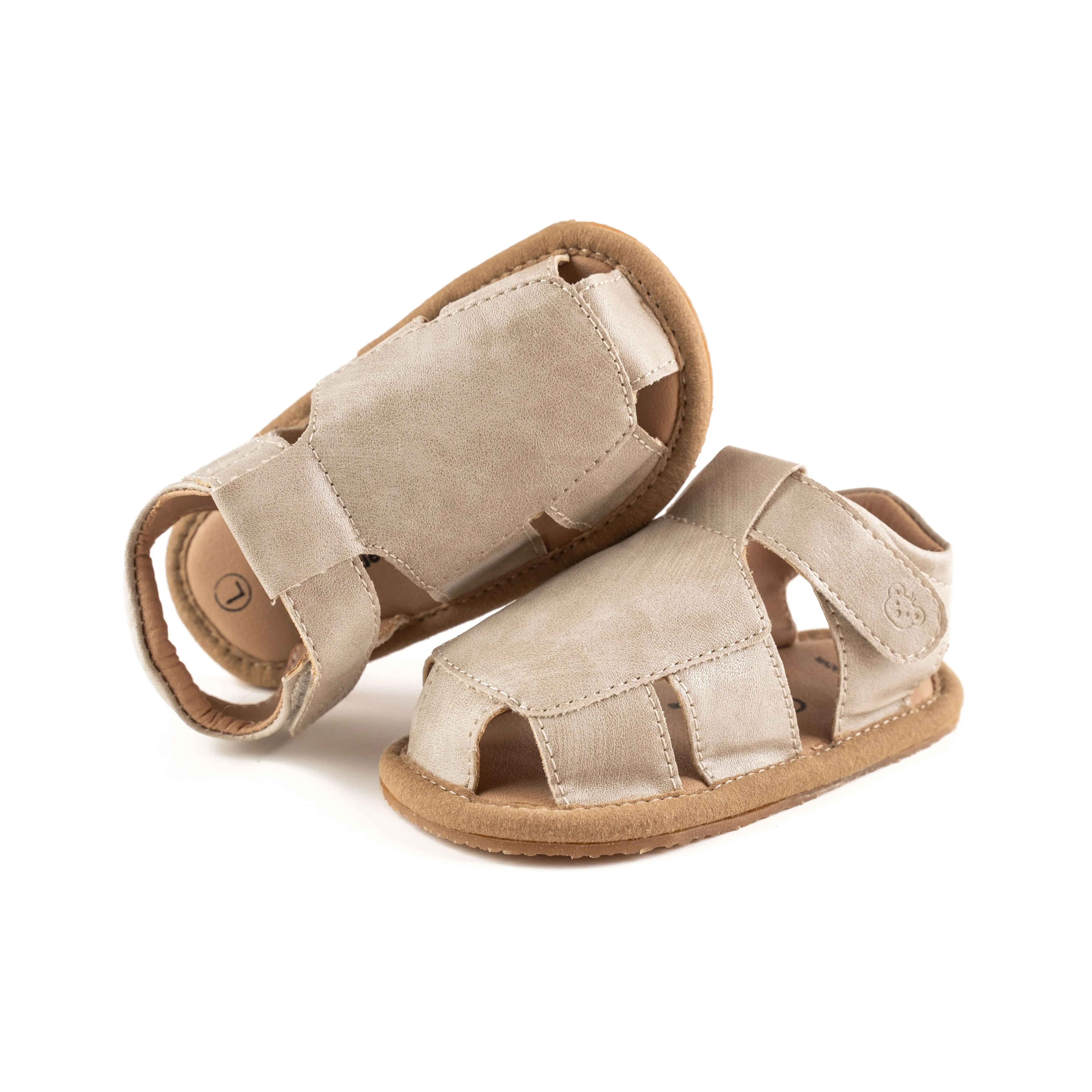 Archie Soft Sole Sandals - Grey