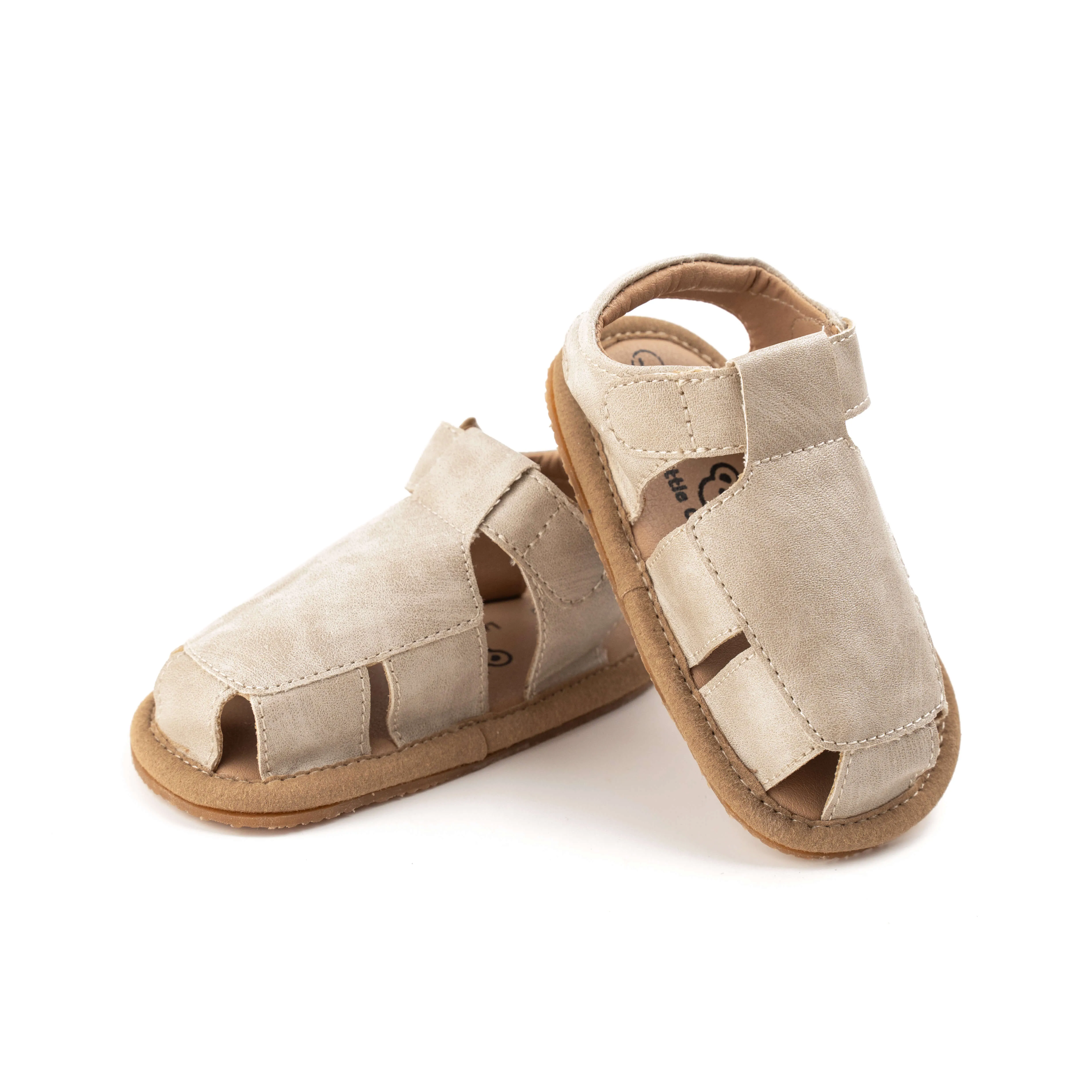 Archie Soft Sole Sandals - Grey