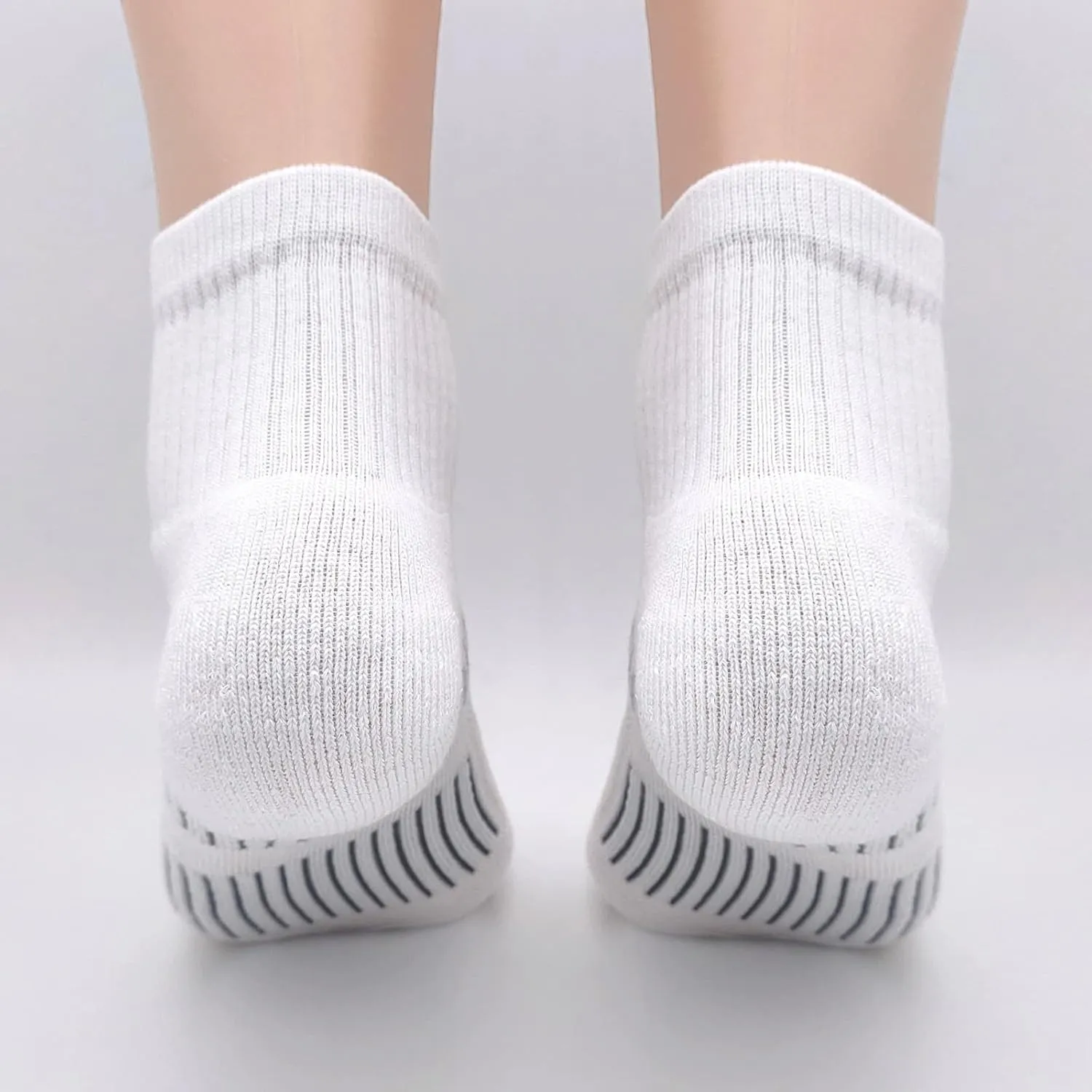 BERING Men's Ankle Socks Athletic Cushioned Quarter Running Socks (6 Pairs)
