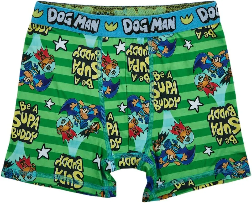 Bioworld Dog Man Boys' 5-Pack Boxer Briefs