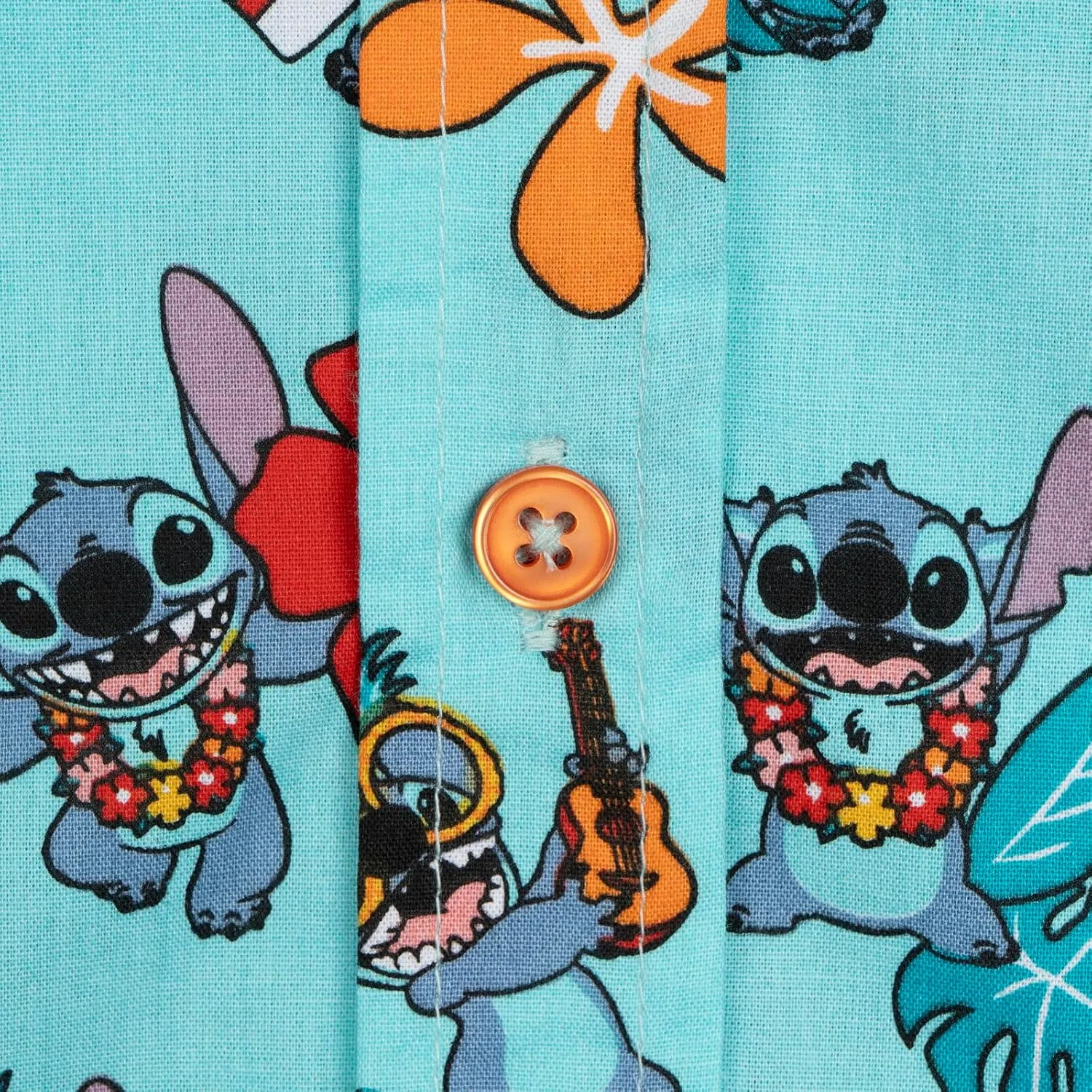 Disney Lilo & Stitch Mickey Mouse Lion King Simba Hawaiian Button Down Shirt Toddler to Big Kid