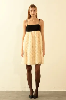 Endless Rose - Floral Lace Mini Dress