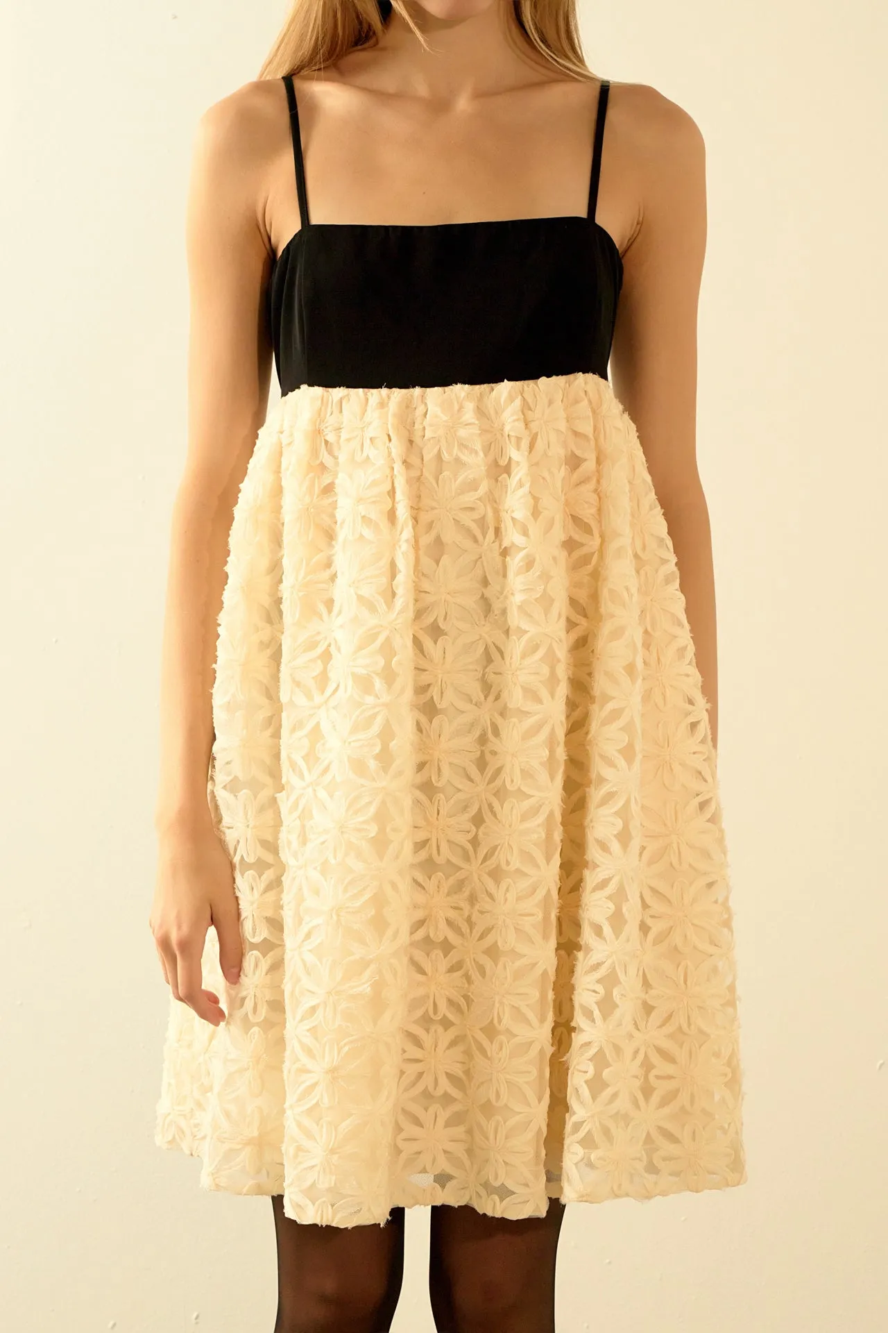 Endless Rose - Floral Lace Mini Dress