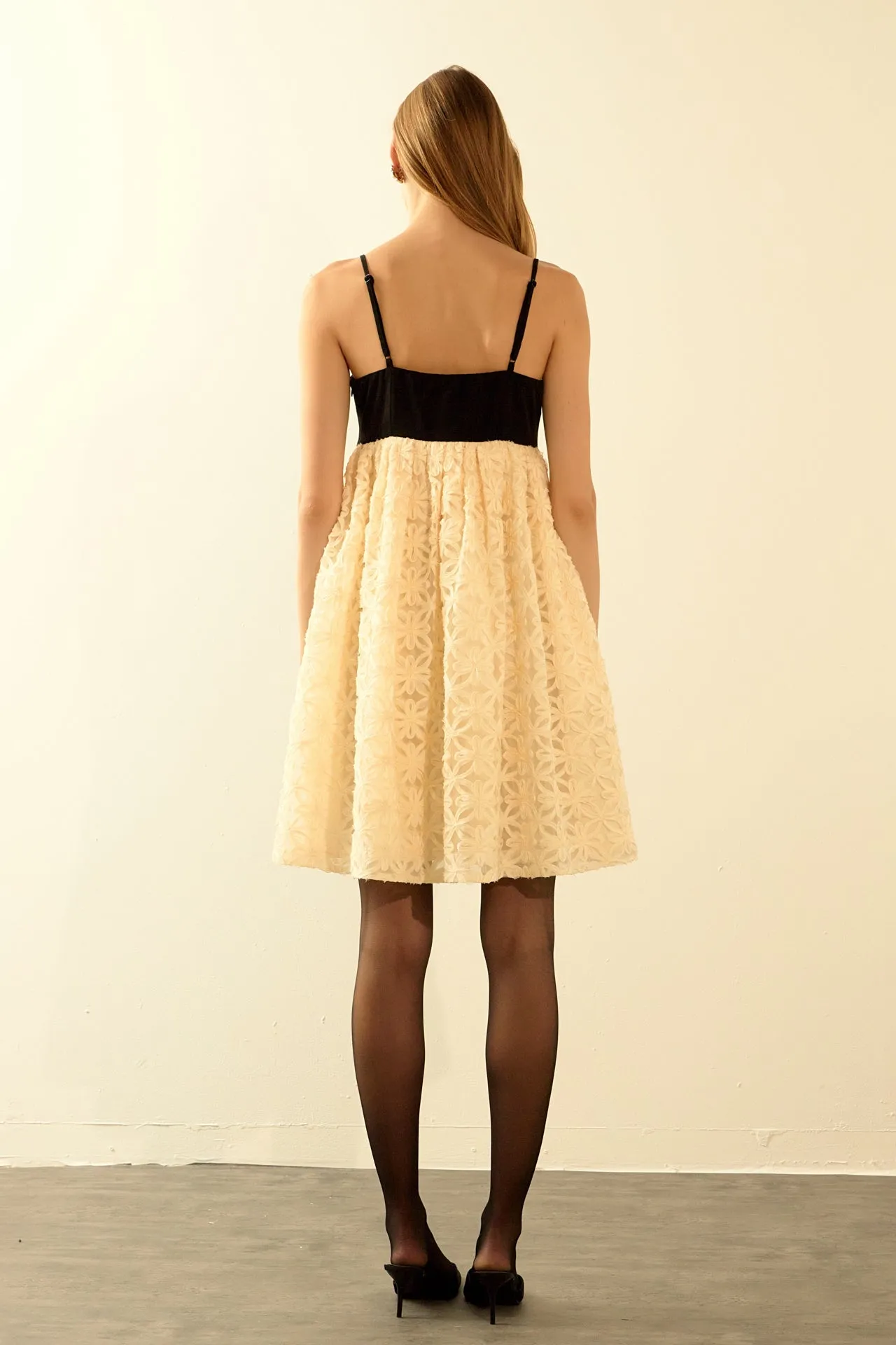 Endless Rose - Floral Lace Mini Dress