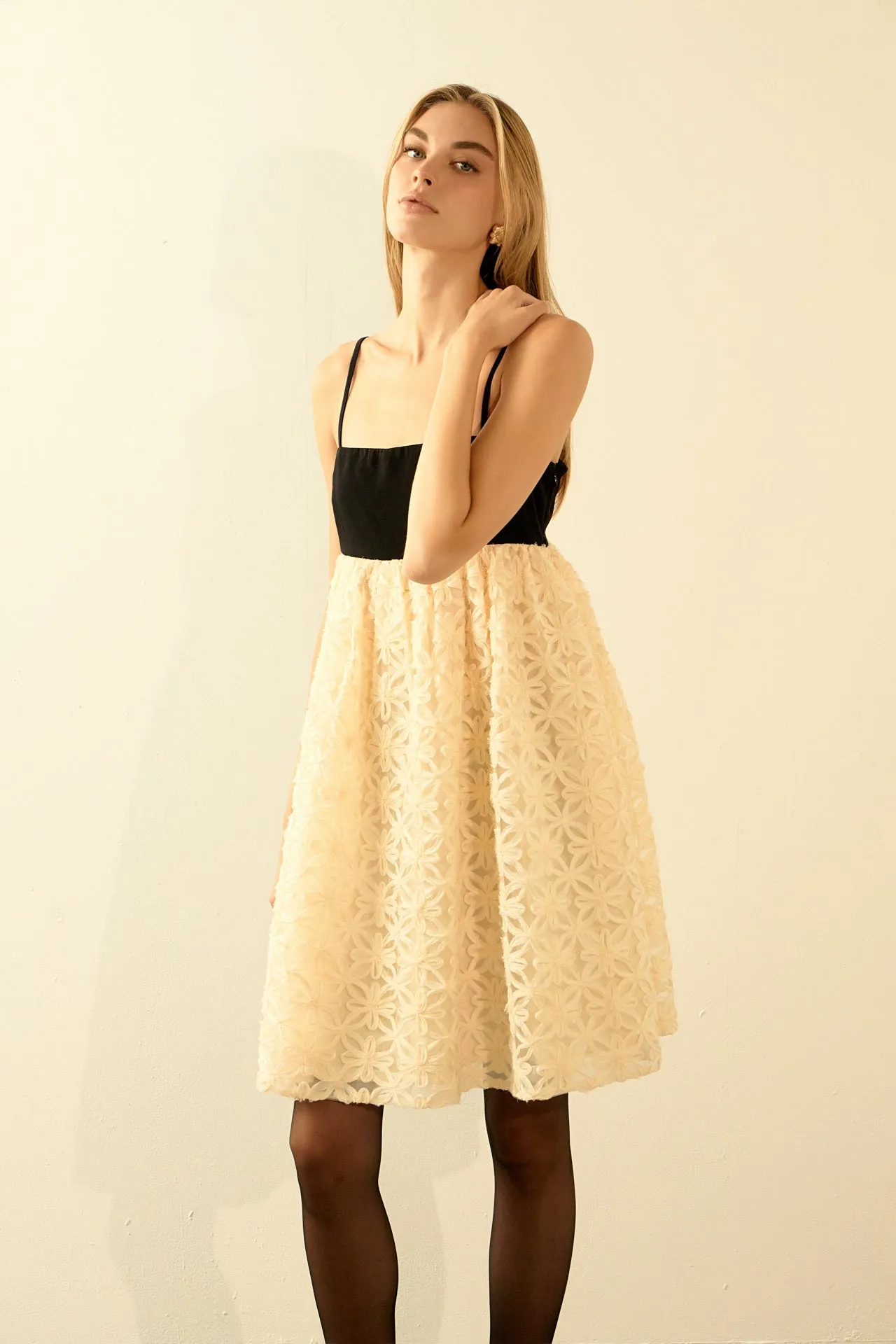 Endless Rose - Floral Lace Mini Dress