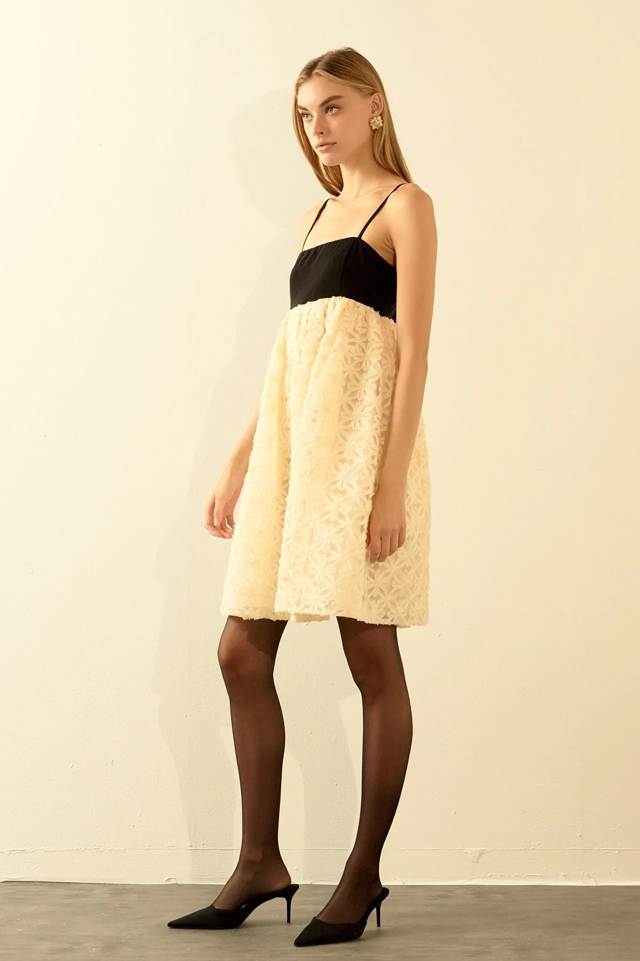 Endless Rose - Floral Lace Mini Dress