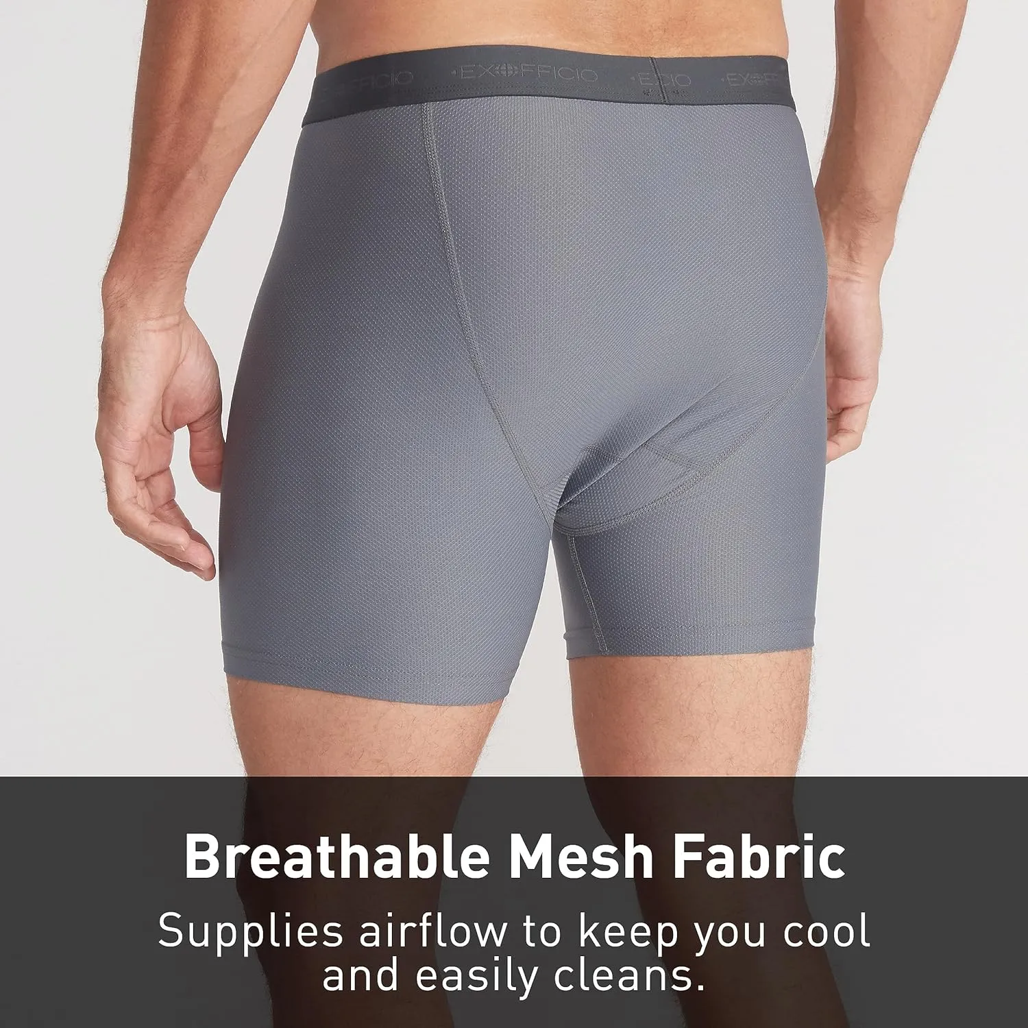 ExOfficio Men's Give-N-Go 2.0 Cool and Comfortable Boxer Briefs