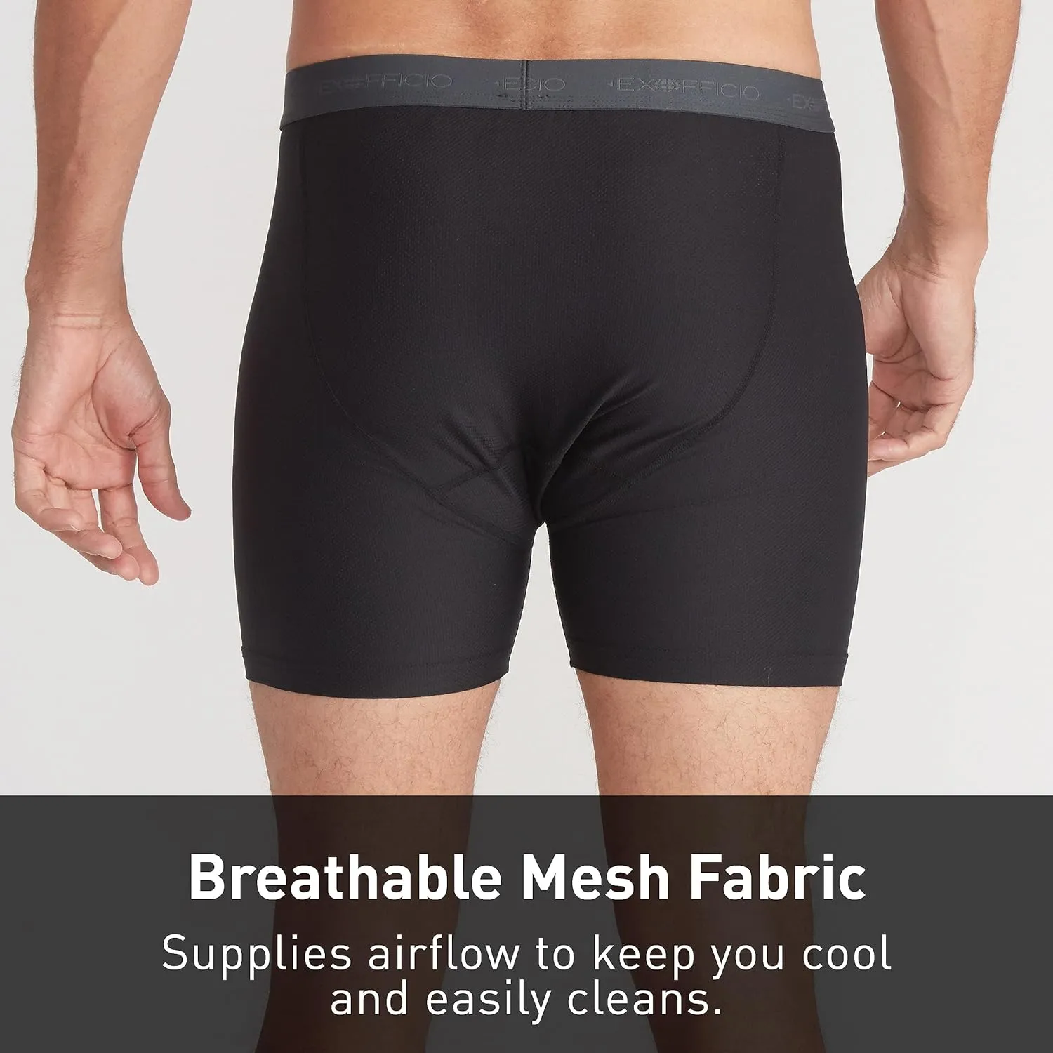 ExOfficio Men's Give-N-Go 2.0 Cool and Comfortable Boxer Briefs