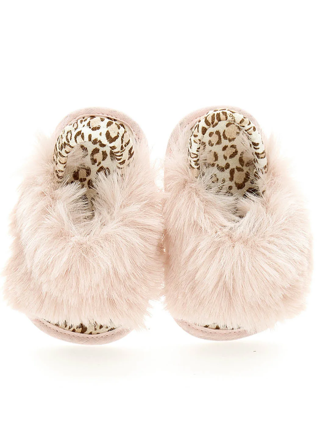 MONNALISA Plush Baby's sandals -390006 Beige