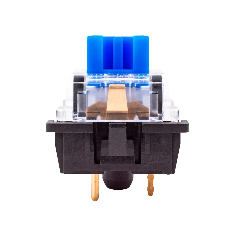OUTEMU (Gaote) Keyboard Switches, Pack 65 DIY Replaceable Gateron&Cherry MX Equivalent Switches for Mechanical Gaming Keyboard - Clicky Tactile, Blue