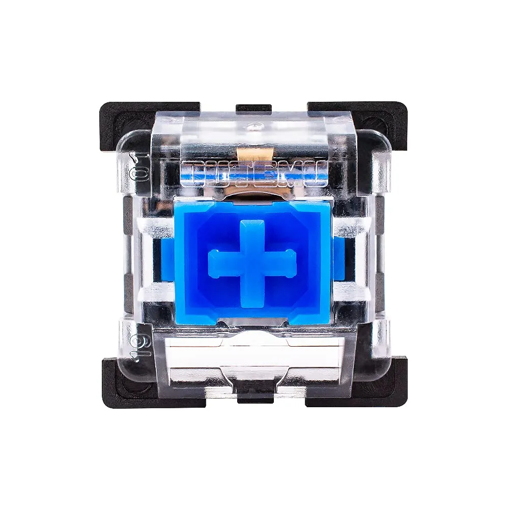 OUTEMU (Gaote) Keyboard Switches, Pack 65 DIY Replaceable Gateron&Cherry MX Equivalent Switches for Mechanical Gaming Keyboard - Clicky Tactile, Blue